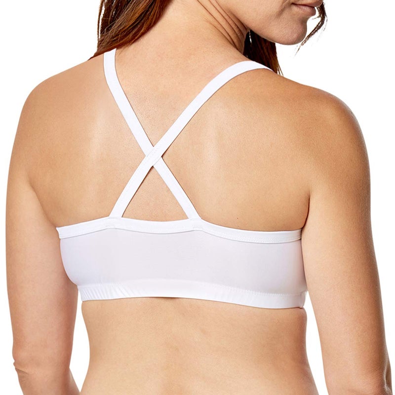 UV SKINZ Womenâ€™s Swim Bra with UPF 50+ Sun Protection â€“ Modest Swimsuit Top, Swim Bra for Under Swimsuit - White - XL - Image 2